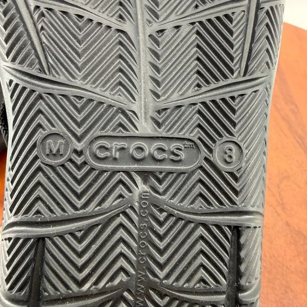 Crocs Swiftwater Expedition Sandal Black Adjustable Sport Water Shoe Mens 8